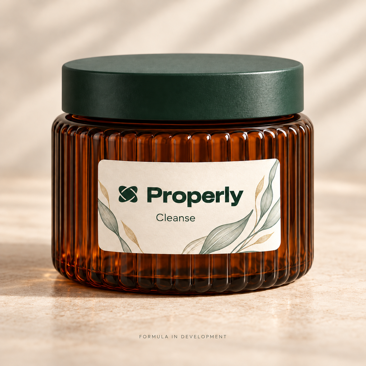 Properly cleanse packaging concept